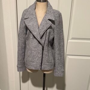 Women's Gray Wool Blend Jacket